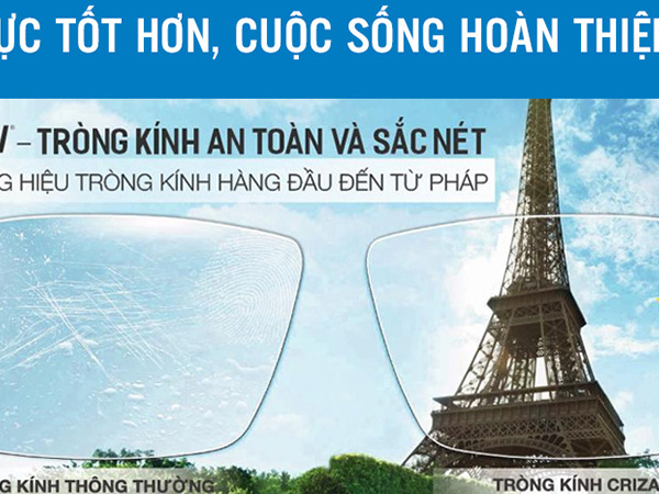 Giới thiệu về tròng kính CRIZAL FORTE UV của Essilor