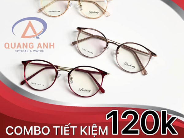 Combo tiết kiệm 120K - Sắm kính mới mà không lo về giá