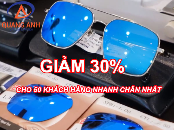 50 chiếc kính cận râm duy nhất, phiên bản đặc biệt - Giảm 30% cho 50 khách hàng nhanh chân nhất