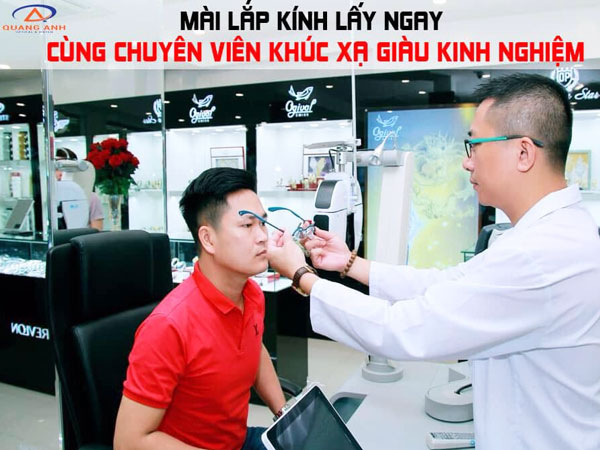 Mài kính, lắp kính lấy ngay chỉ sau 10 phút 