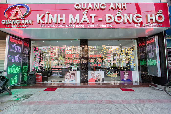 Cửa hàng đồng hồ chính hãng của Quang Anh tại Việt Trì